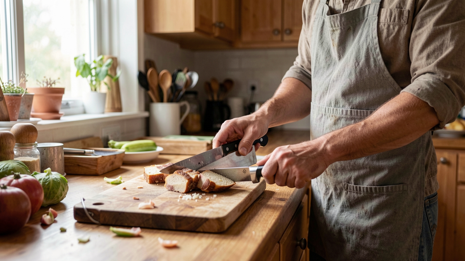 How to Sharpen Kitchen Knives at Home Without Ruining the Edge